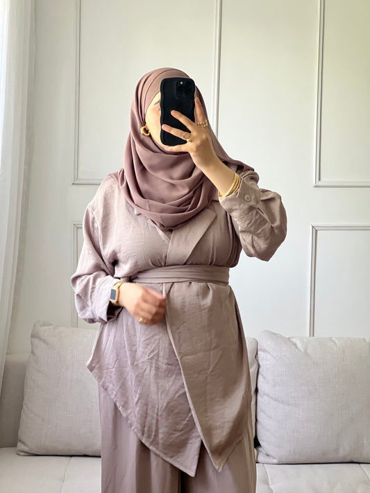 ENSEMBLE MODESTE taupe
