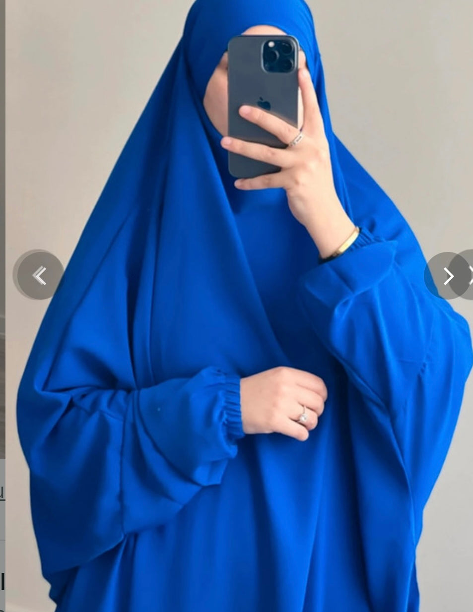 Jilbeb 2 pièces bleu roi