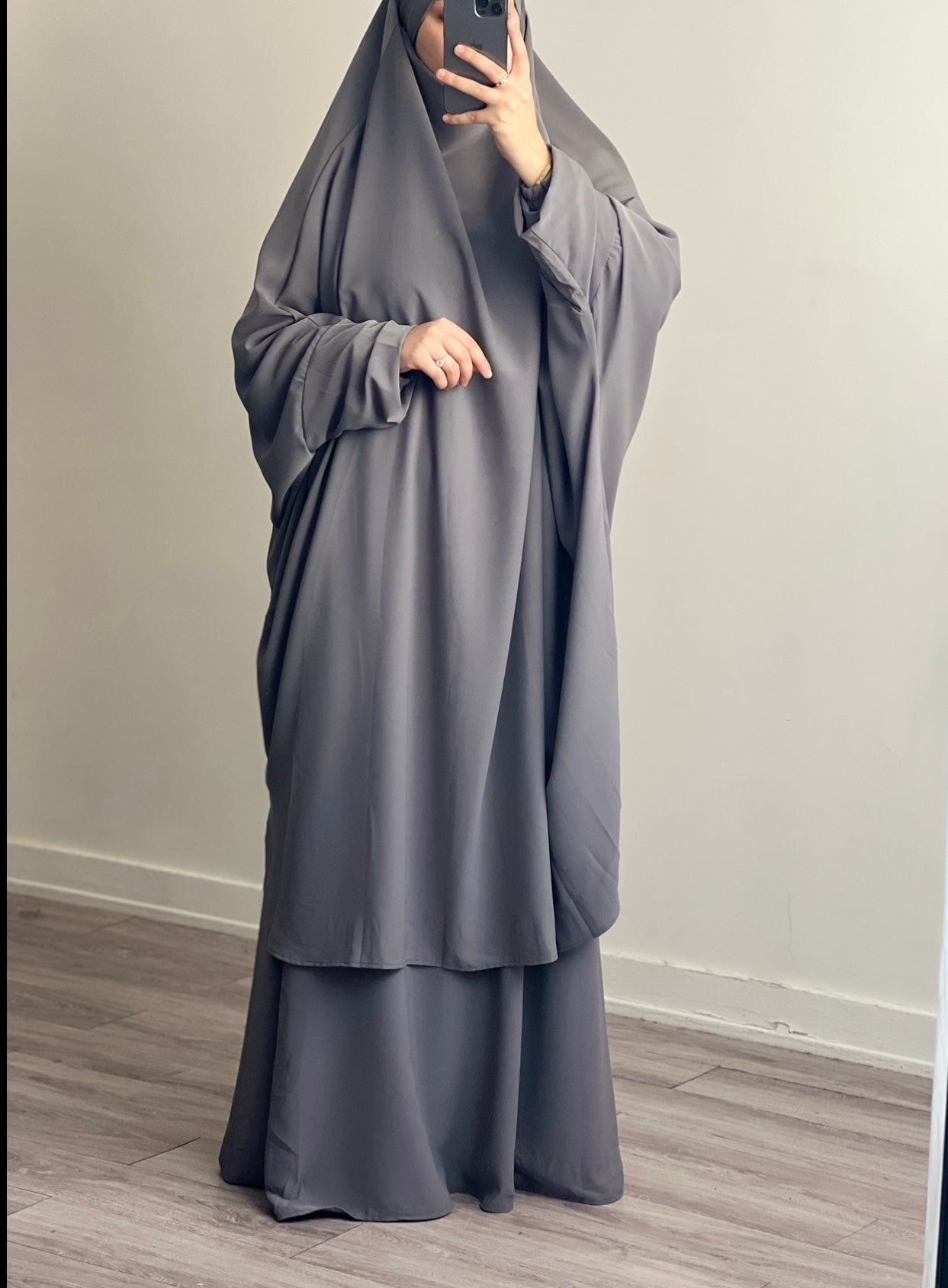 Jilbeb gris 2 pièces