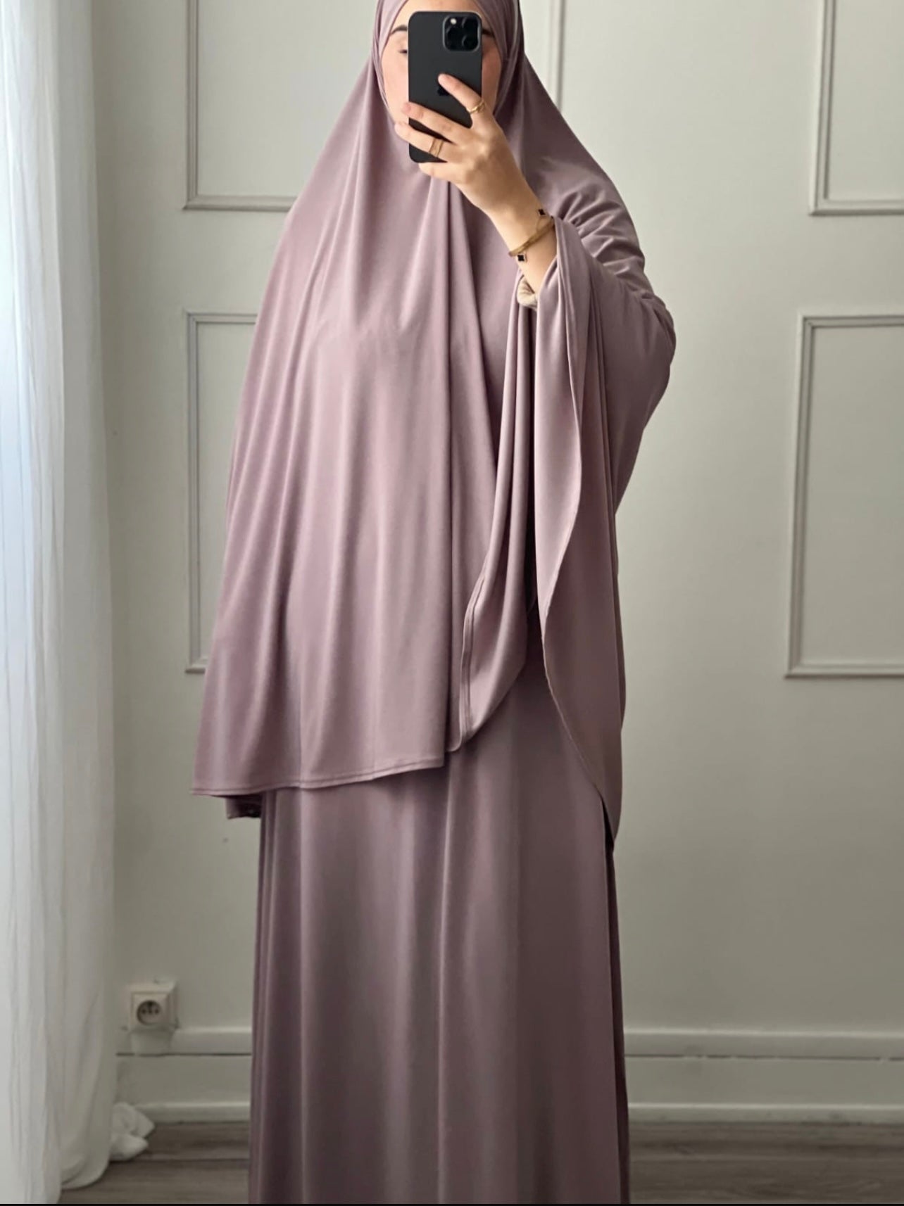 Ensemble prière jersey nude