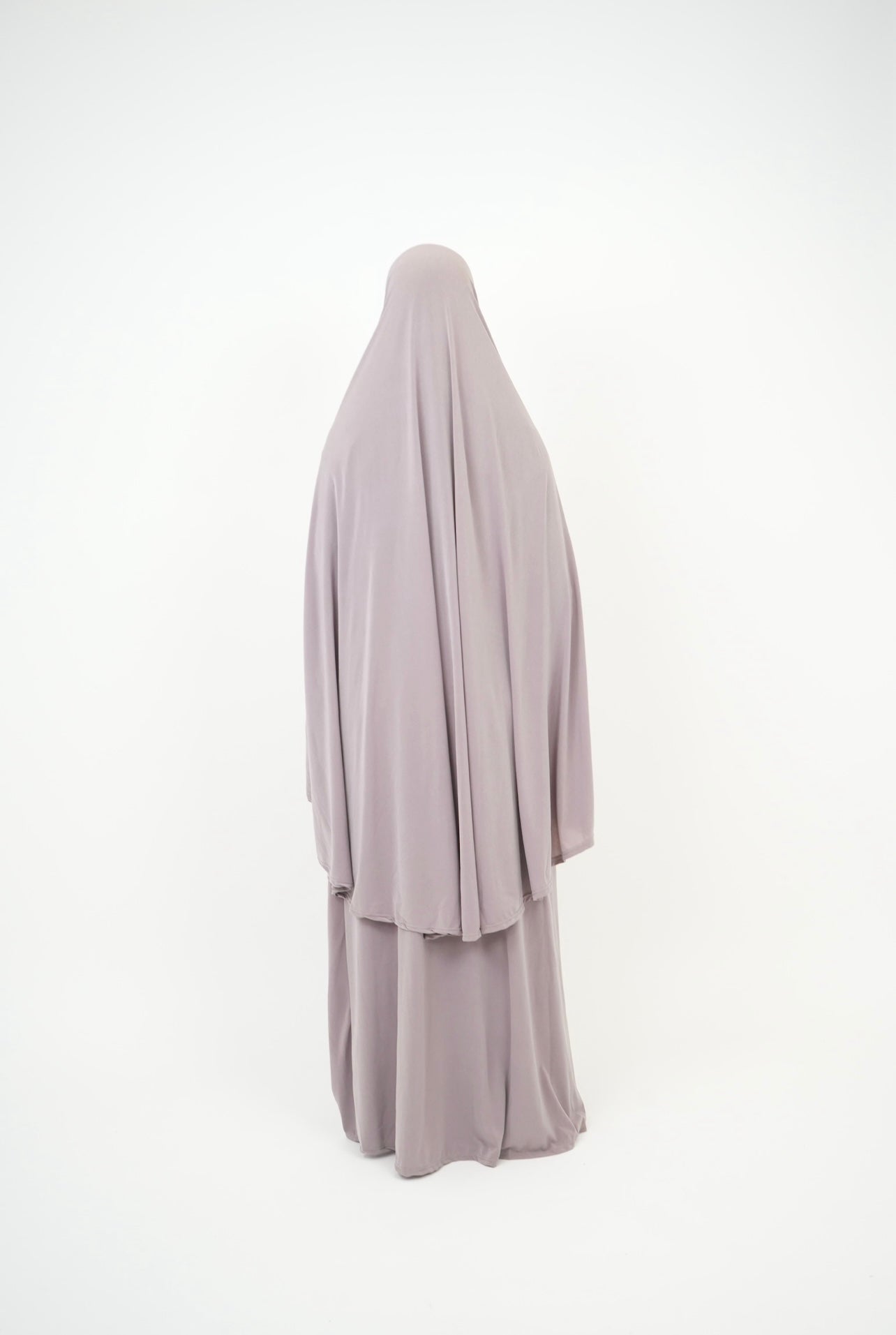 Set prière jupe et khimar nude