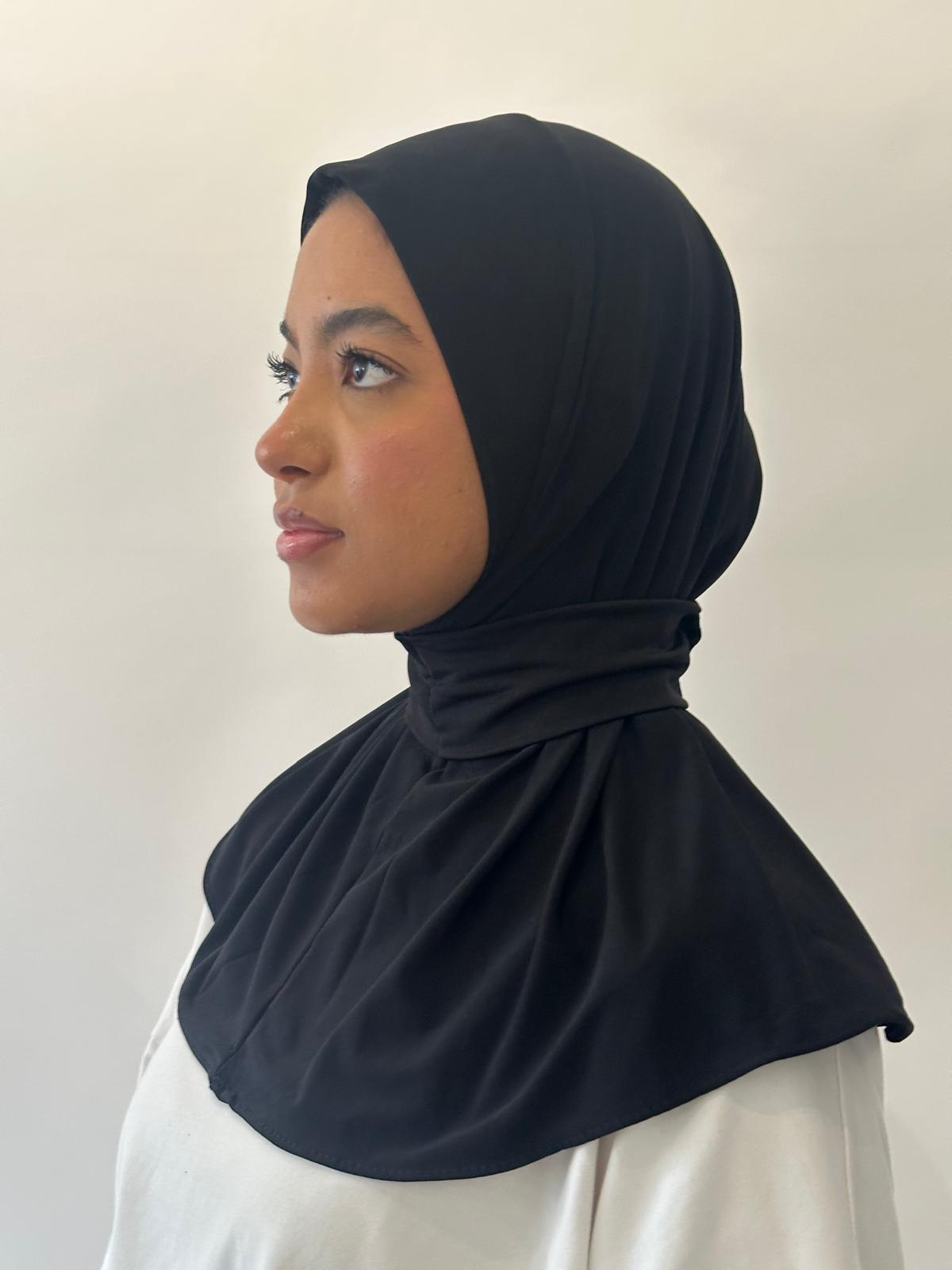 Hijab Cagoule noir