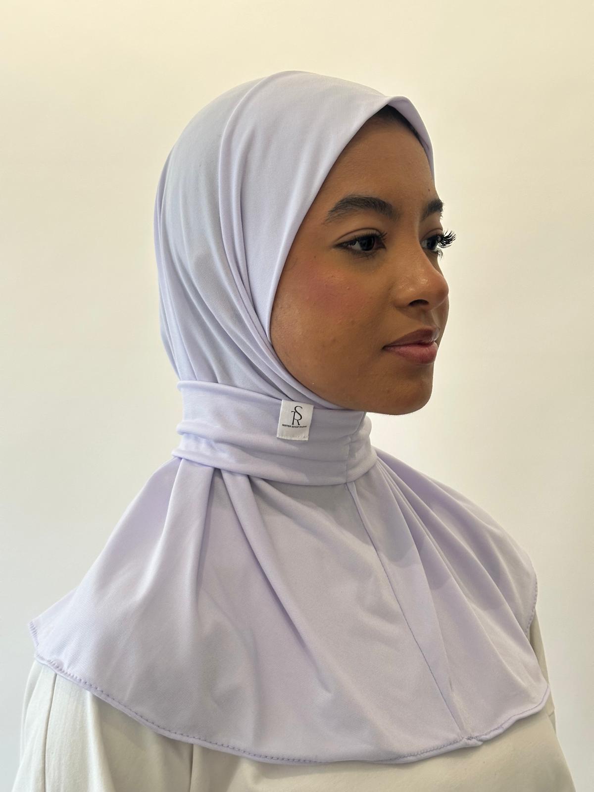 Hijab Cagoule bleu ciel