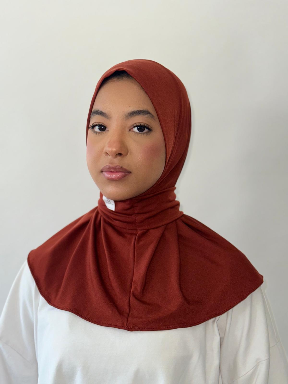 Hijab Cagoule Terracotta