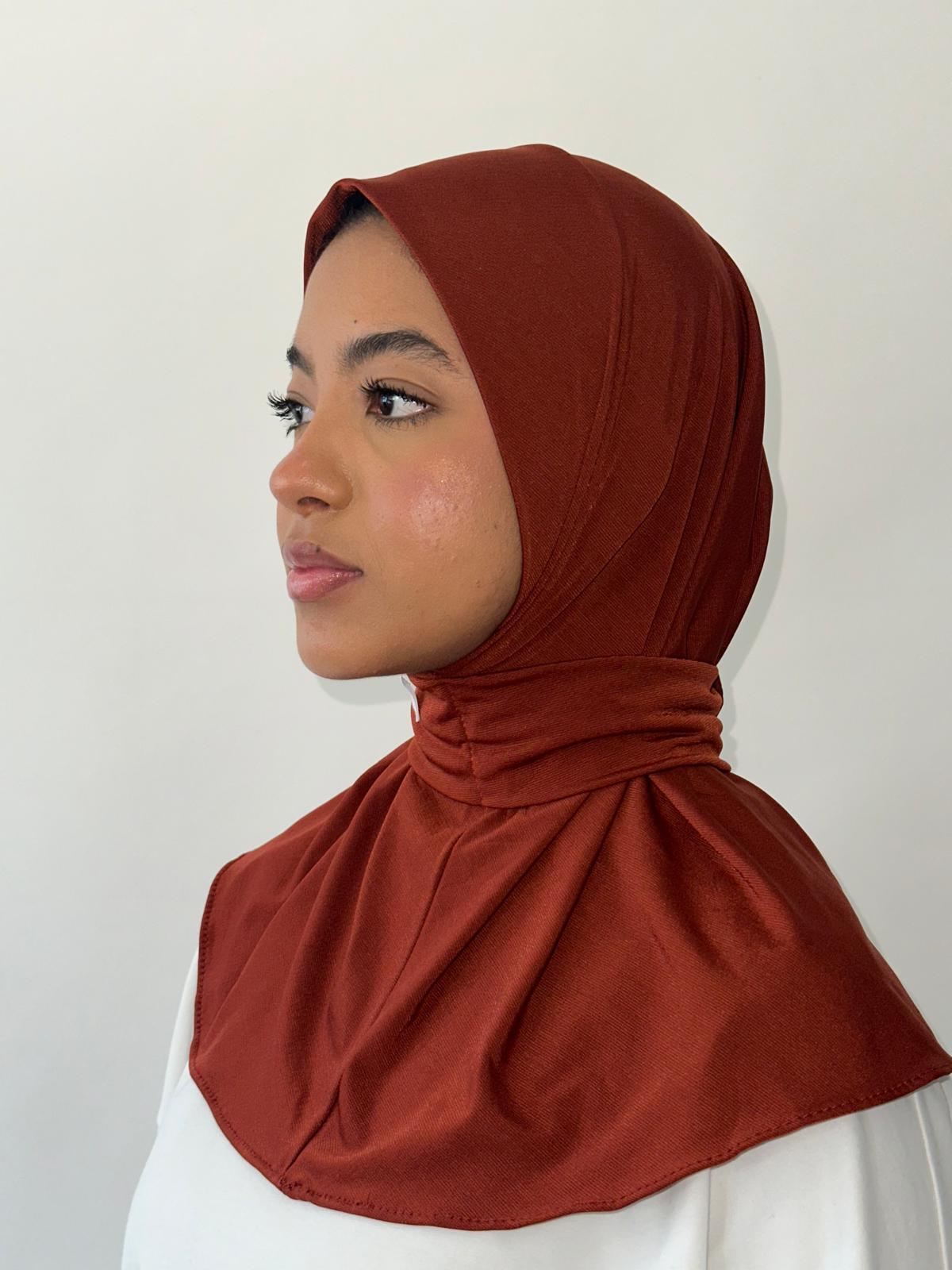 Hijab Cagoule Terracotta