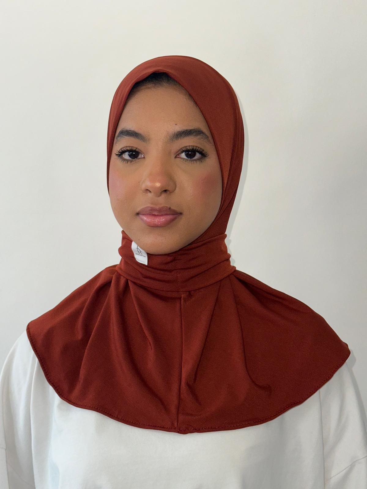Hijab Cagoule Terracotta