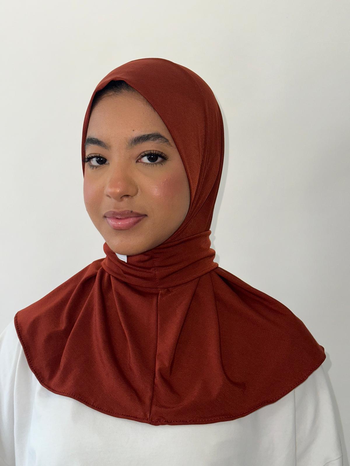 Hijab Cagoule Terracotta