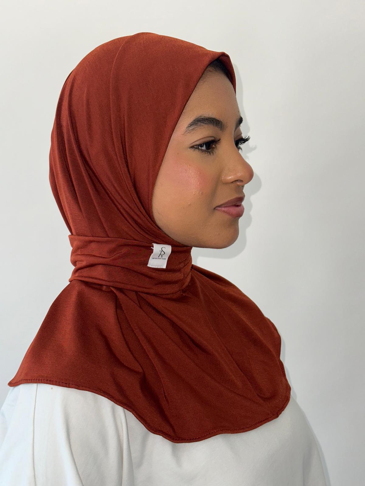 Hijab Cagoule Terracotta