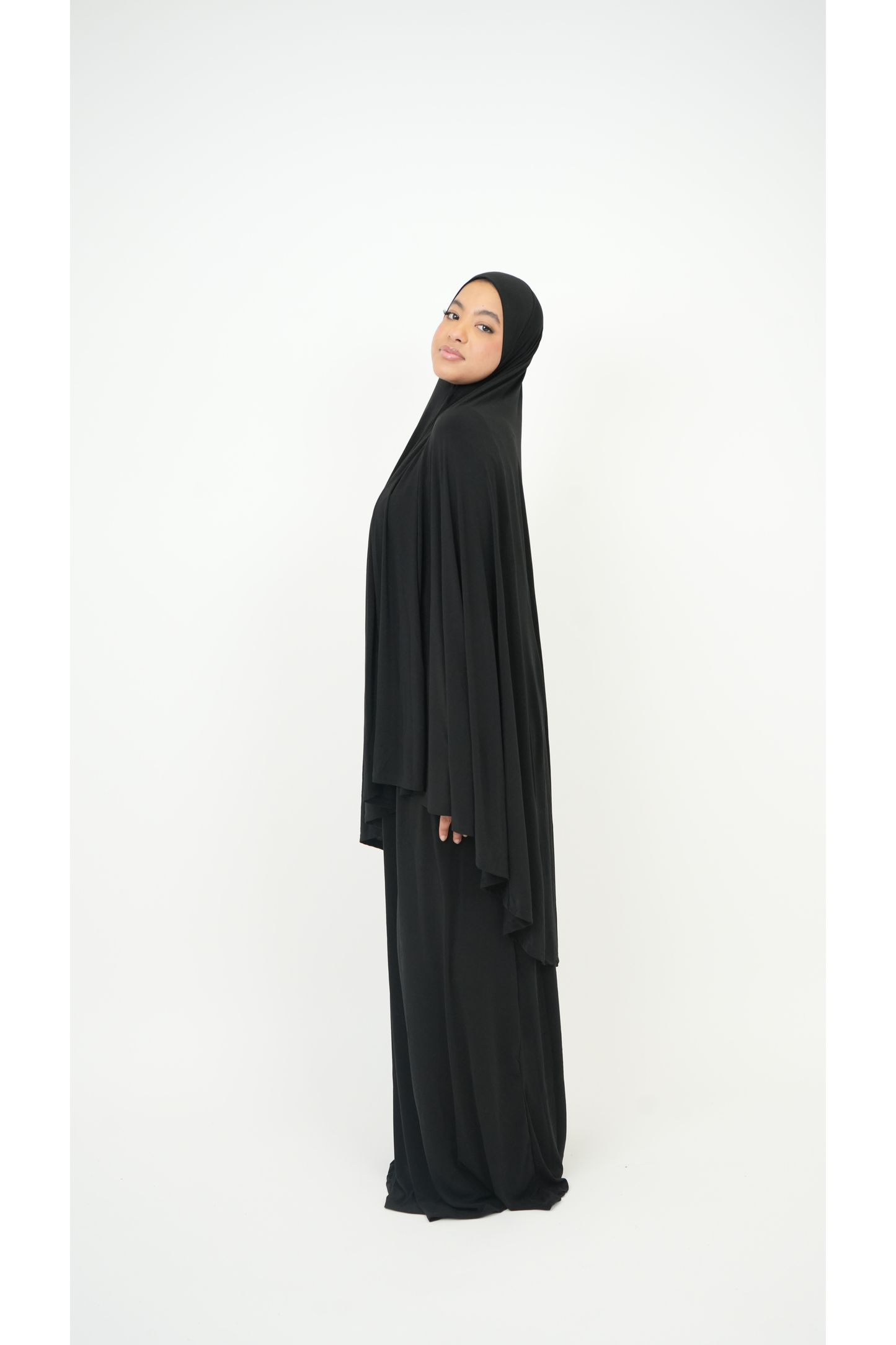 Set prière jupe et khimar noir