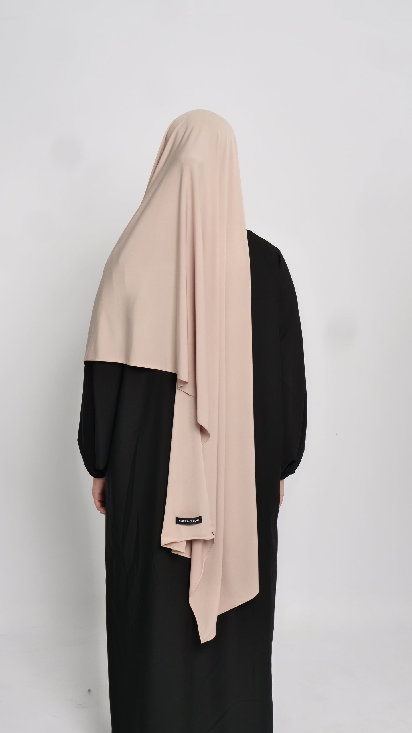 Hijab jersey luxe beige clair