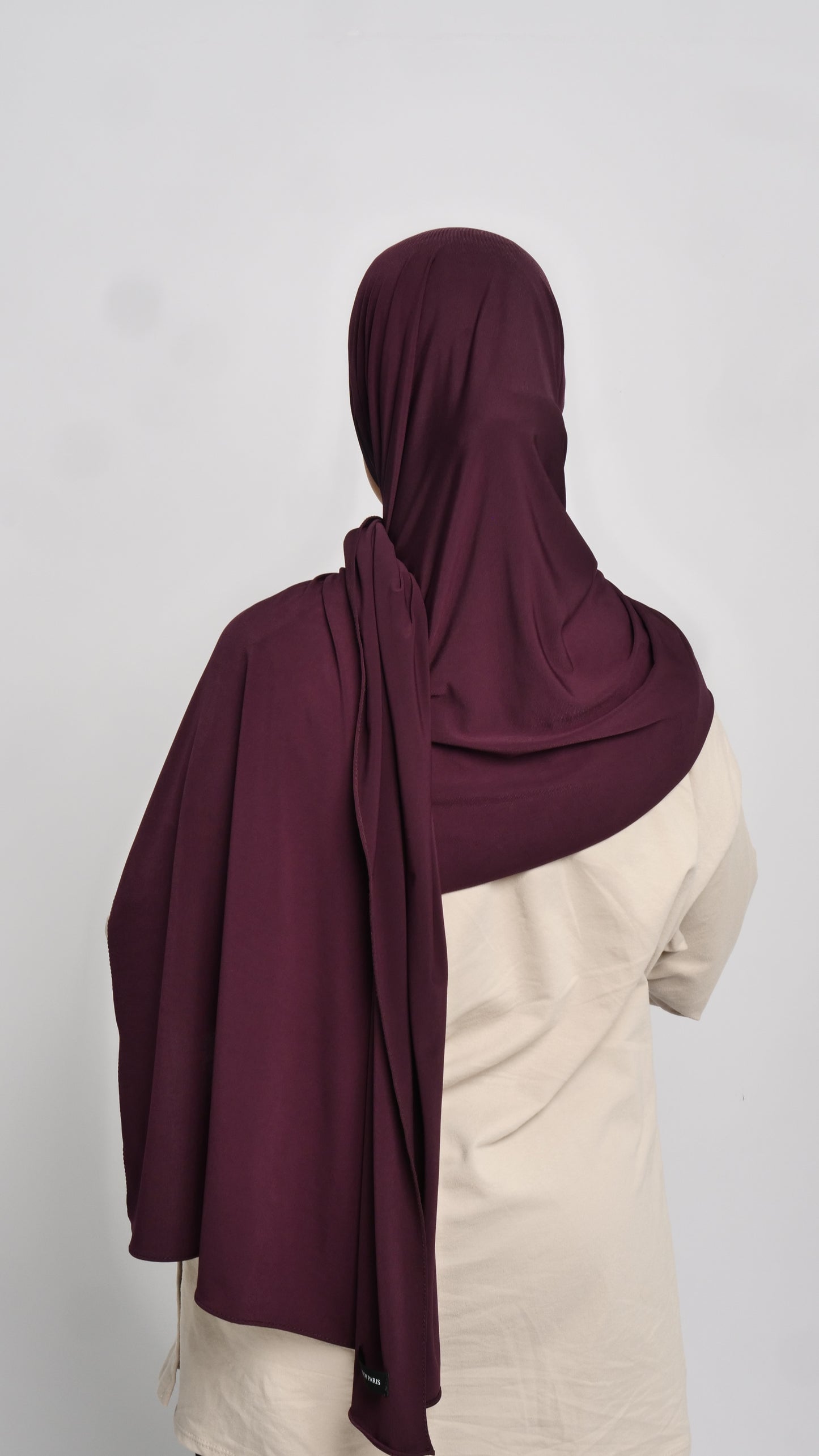 Hijab jersey luxe wine