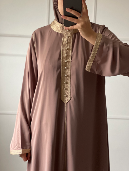 ABAYA MELINA inspiration caftan nude