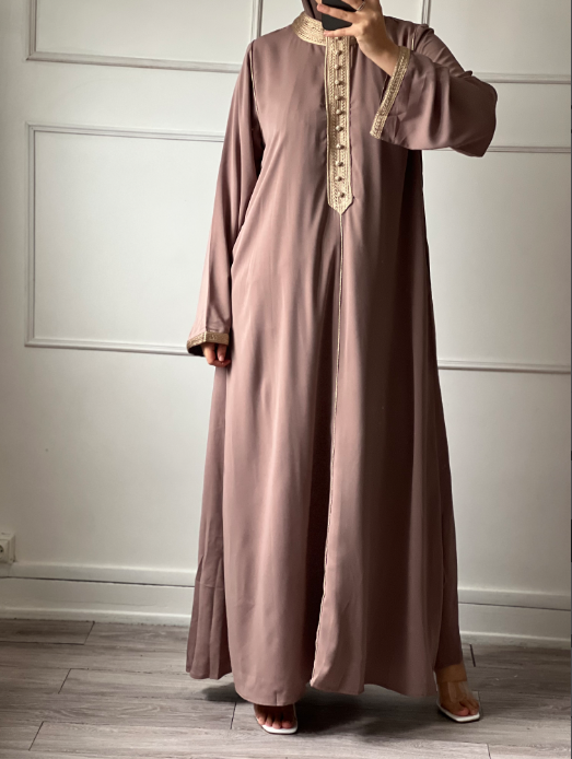 ABAYA MELINA inspiration caftan nude