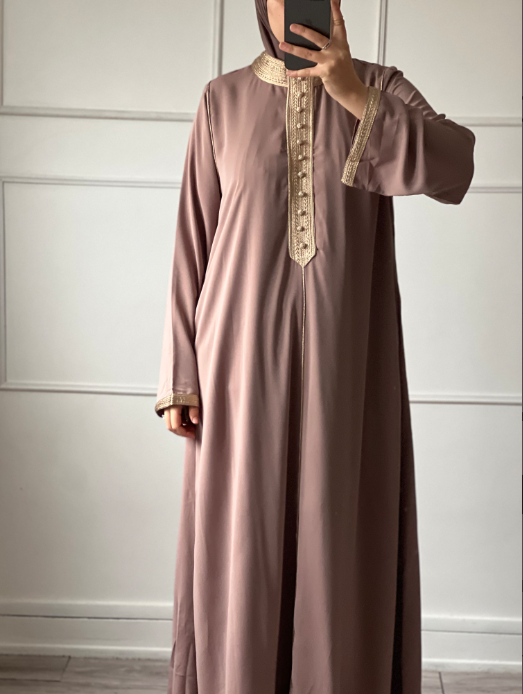 ABAYA MELINA inspiration caftan nude